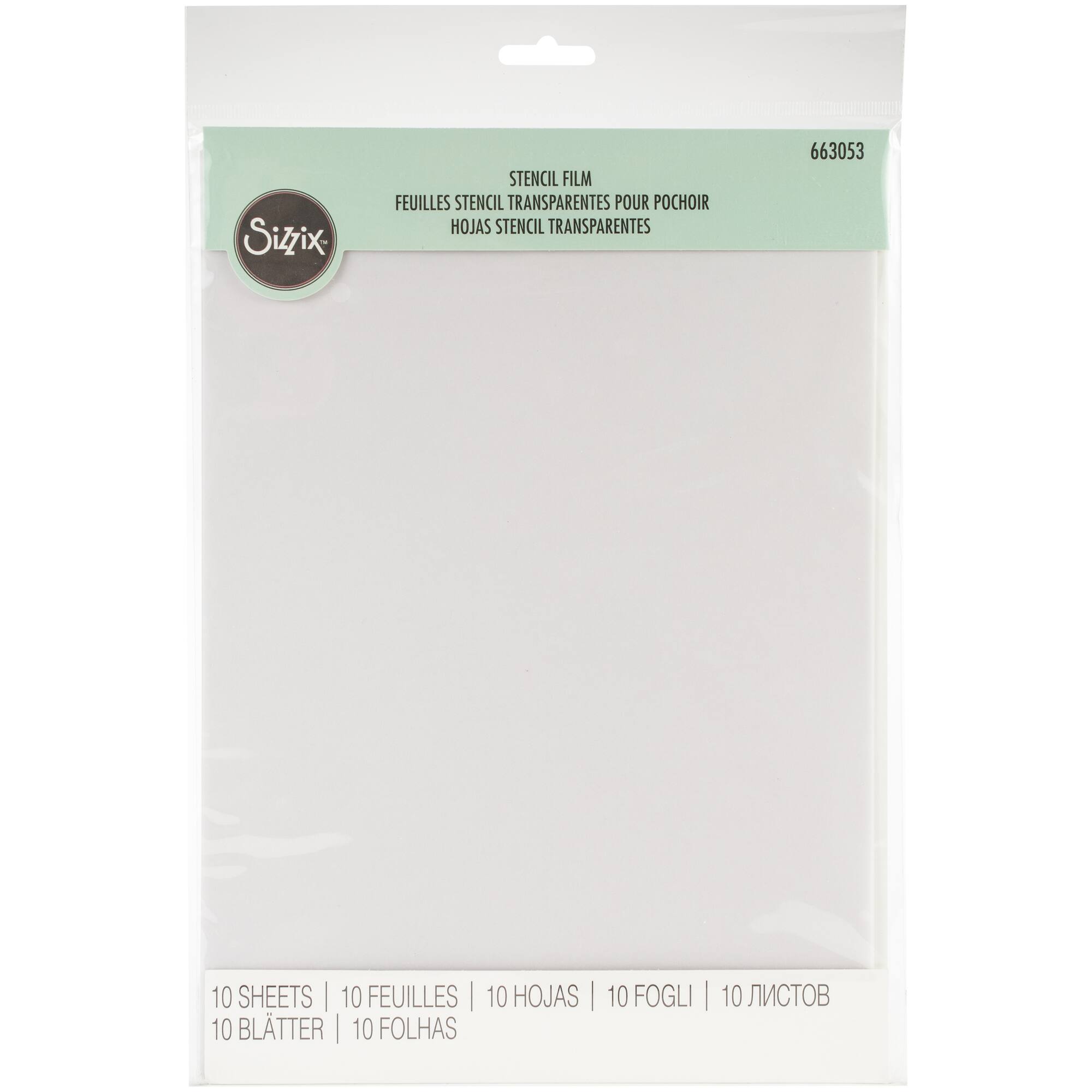 Sizzix® 8.5" x 11" Stencil Film, 10ct.